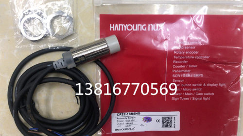 韩荣NUX   感应开关，电感式接近开关CP2E-18R8NO,    NPN,常开