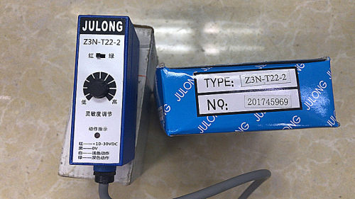 《JULONG》全新光电眼 色标光电眼纠偏机专用Z3N-T22-2,横条光源