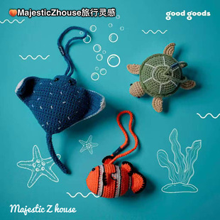 goodgoods#泰国正品网红毛线花挂件菜篮包配饰手工编织毛线花装饰