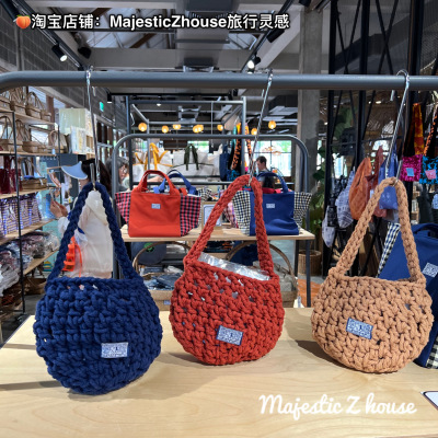 goodgoods#泰国官方正品网红挎包手工小众手提包针织包代购