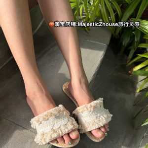 泰国手工凉拖欧美IG沙滩度假INS