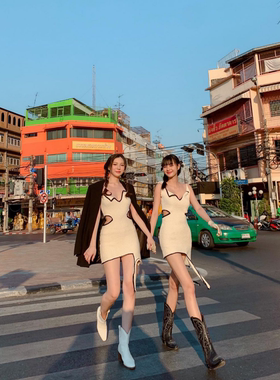 Thailand#泰国网红连衣裙独立小众品牌夏季Normal.Secret沙滩度假