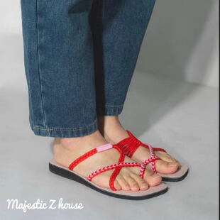 Marmoris#官方合作店铺泰国正品网红手工凉鞋夏天百搭欧美民族鞋