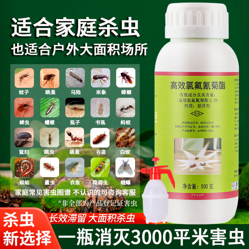 长效杀蚊子灭蟑螂神器跳蚤蚂蚁白蚁药家用室内户外下水道杀虫喷剂
