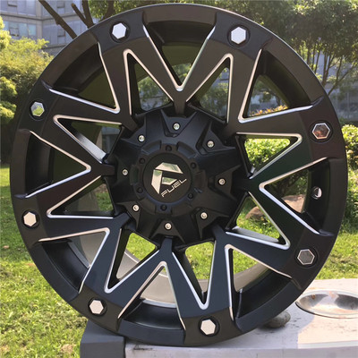 17寸FUEL改装越野负值轮毂BJ40牧马人大通T60途达撼路者驭胜S350