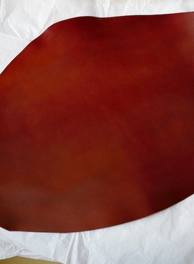 美国 HORWEEN CORDOVAN 多脂高光 霍尔文马臀皮 石榴红色