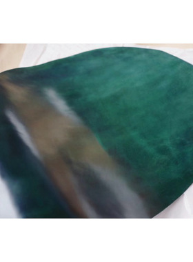 美国HORWEEN CORDOVAN 马臀皮 霍尔文马臀皮 多脂高光 墨绿色