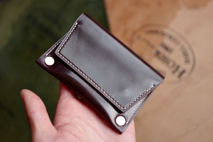 美国Horween cordovan霍尔文马臀皮 卡包 纯手工定制 卡套 马臀