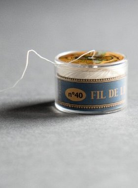 法国 Fil Au Chinois打蜡亚麻线（50米）圆形盒装 n°40 全系23色