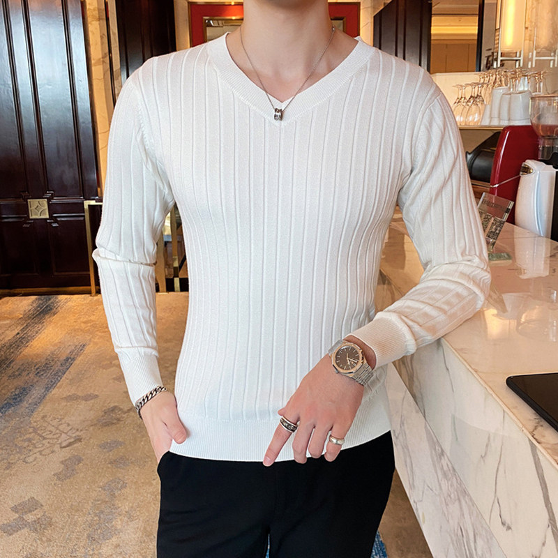 男士修身打底长袖毛衣纯色加厚保暖抗起球针织衫时尚百搭圆领上衣,男装,针织衫/毛衣,淘宝优惠券,粉丝福利购,淘宝优惠卷