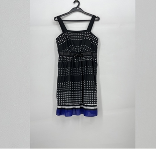 减龄波点收腰吊带连衣裙女 玛D琳系列 3831 撤柜品牌 夏款