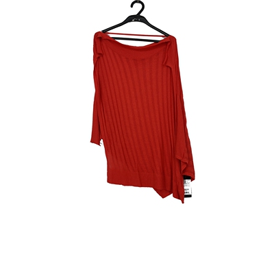 弹性不规则时尚百搭针织上衣女