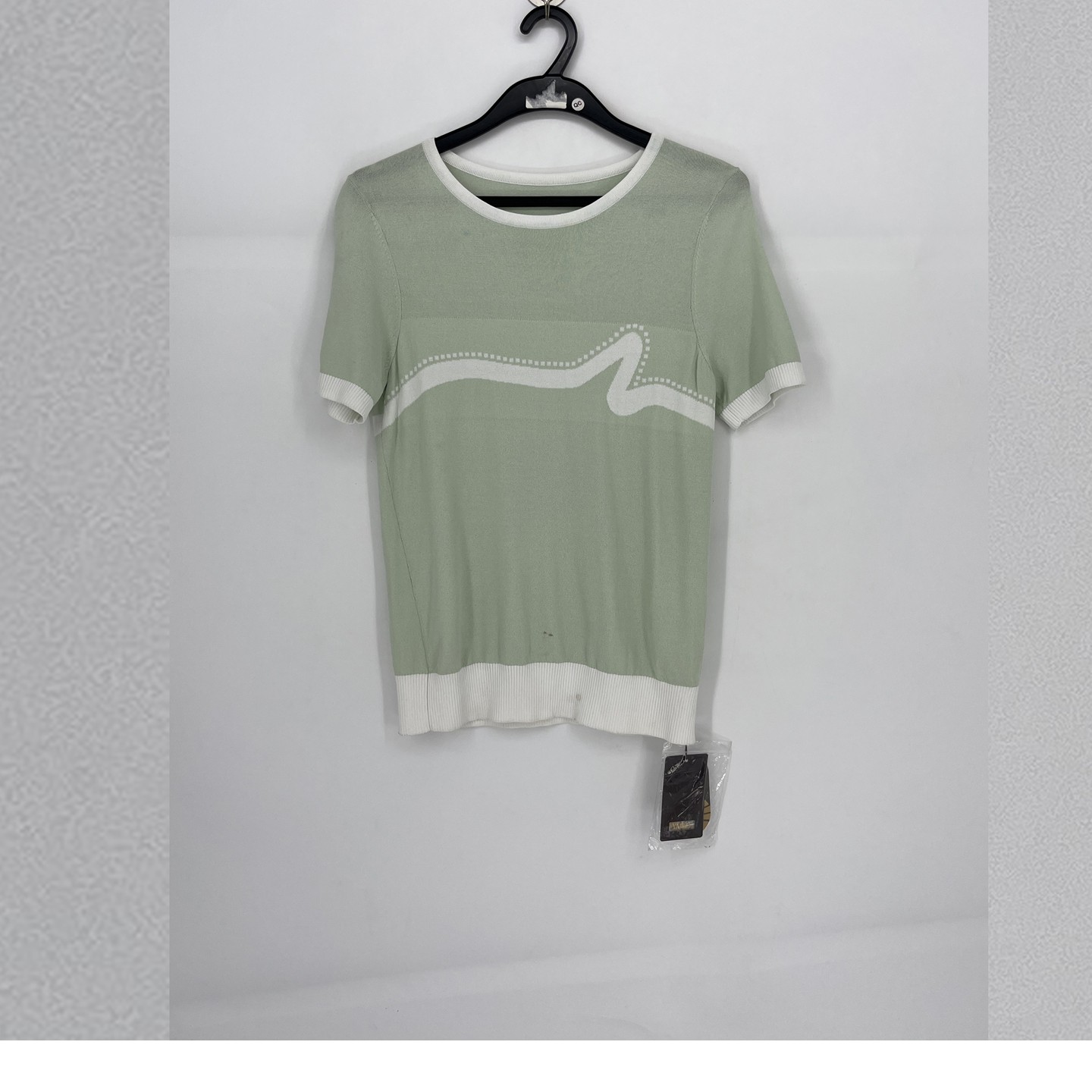 清新减龄撞色针织套头上衣女