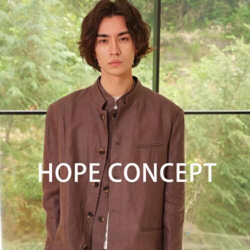HOPECONCEPT静奢优雅老钱定制奢贵100汉麻立领西装三件套#SS06209