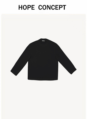 【5折福利】HOPECONCEPT万能打底 ROW风男女同款匹马棉T恤24333