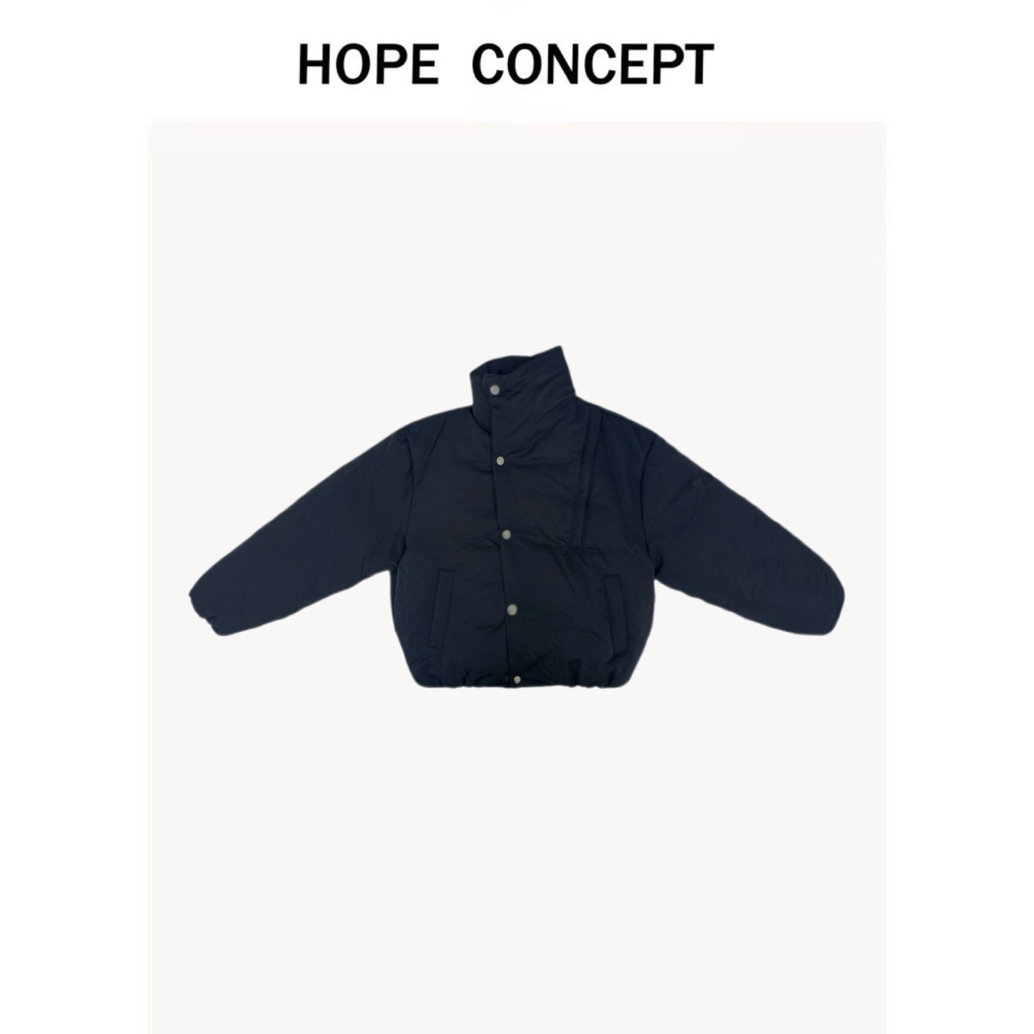 HOPECONCEPT时髦御寒随性造型感 定制加密三防面料鹅绒服#24313