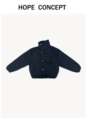 HOPECONCEPT时髦御寒随性造型感 定制加密三防面料鹅绒服#24313