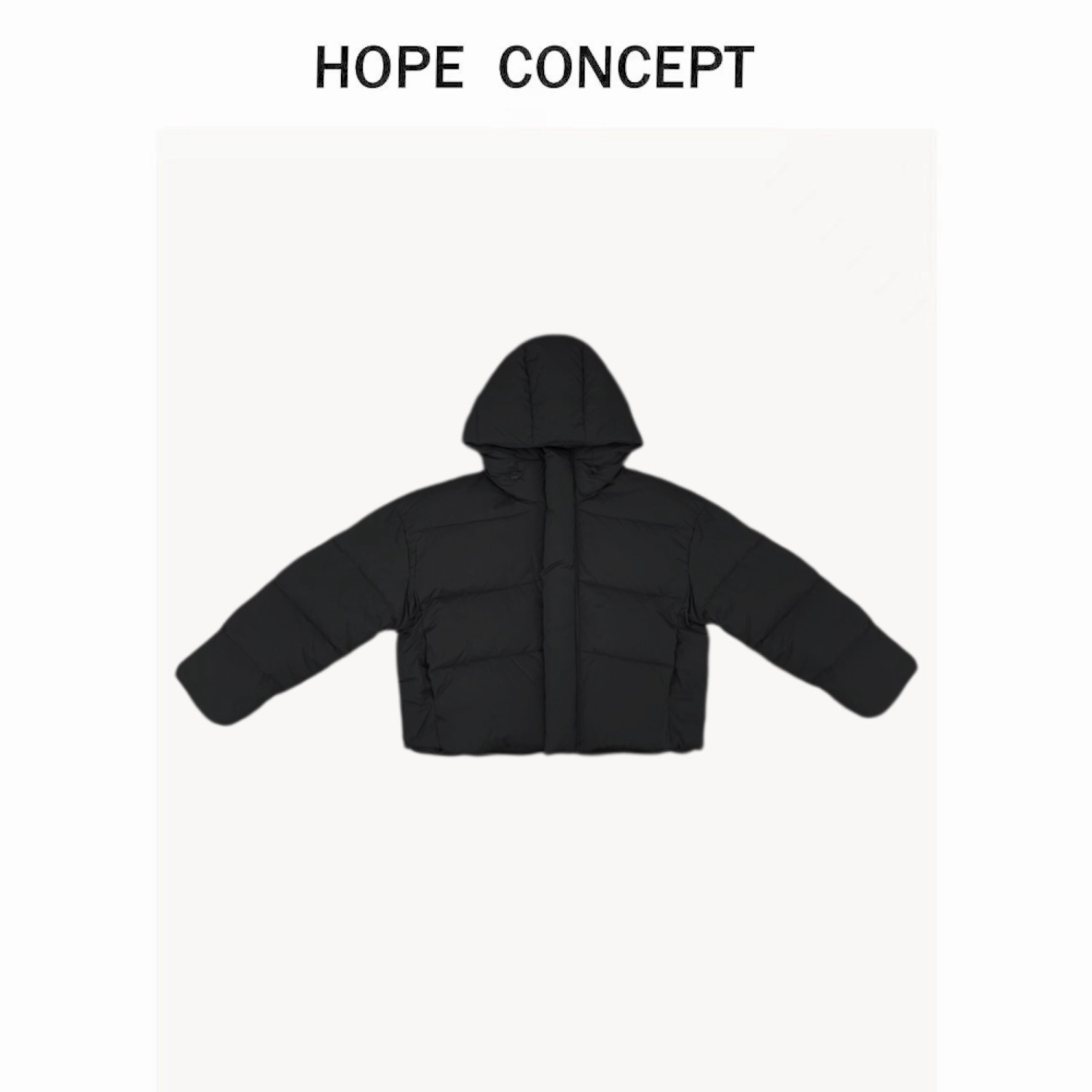 HOPECONCEPT充气小面包 你的舒适区超轻加厚廓形龟背羽绒服24239