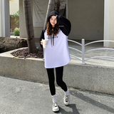 现货！26春时尚百搭撞色拼接印花加厚重磅卫衣278-37305-P85-K138，女装卫衣/绒衫，三七家