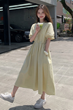 现货！26夏装新款森系风娃娃裙宽松连衣裙278-3717-P120-K178，女装连衣裙，三七家