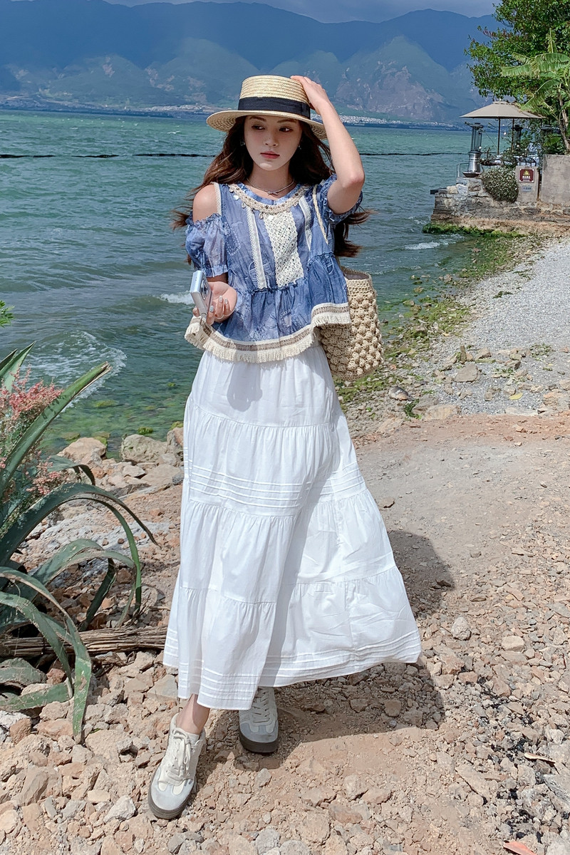 现货！26夏新款波西米亚风时尚2件套旅游套装278-3797-P150K228,女装套装/套裙,三七家
