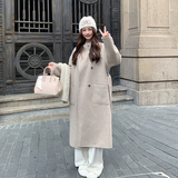 现货!澳洲羊绒3色双面呢大衣外套278-3752-P305K448，女装羊绒大衣，三七家