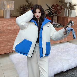 现货！克莱因蓝加厚双面穿高品质两穿羽绒服278-3769-P220K338图片