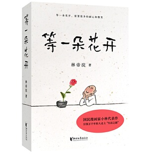 温润段子式 中央电视台拍摄同名纪录片 图文小品 中国诗词大会舞台水墨绘制人人文摄影师林帝浣小林书画散文随笔集 等一朵花开