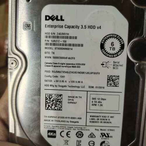 打包出准新拆机 戴尔Dell 希捷 6T sas 4KN格式--议价商品
