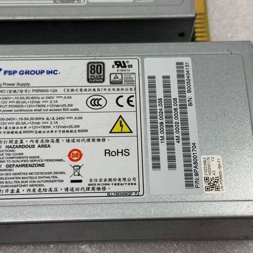 H3C R4900G3 R4700G3服务器电源 800W--议价商品