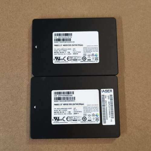 三星pm883 480G sata 2.5--议价商品