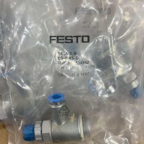 全新原装FESTO费斯托节流阀GRLA-3/8-QS-8-R--议价商品