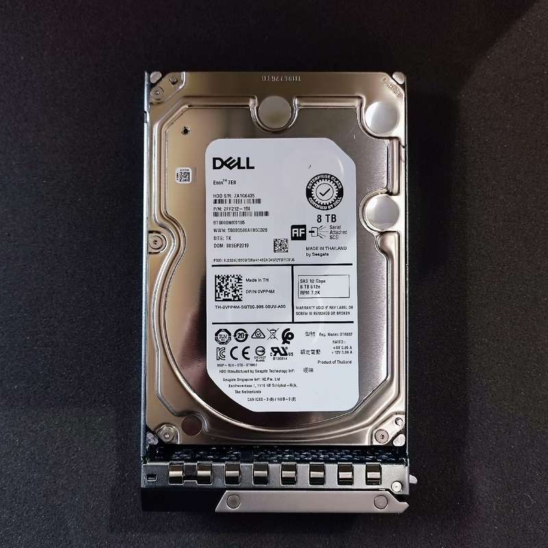 原装拆机 戴尔8T SAS硬盘12Gbps，7.2k，企业级--议价商品