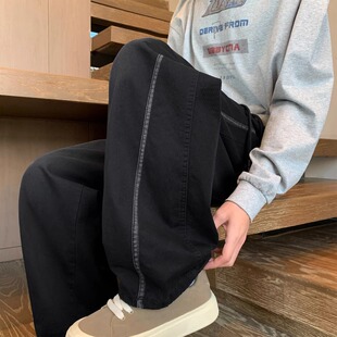 子男孩初中高中学生青少年大童宽松直筒休闲长裤 裤 春秋季 2026新款