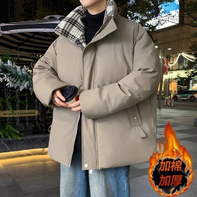 不起球不褪色加厚棉衣外套