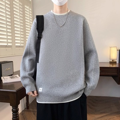 不褪色加厚保暖毛衣针织衫