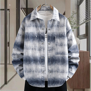 春秋季青少年牛仔外套男孩初中高中学生潮牌帅气夹克宽松休闲上衣