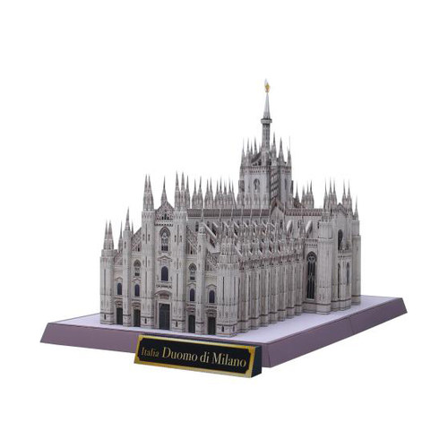 意大利米兰大教堂欧美纸模型DIY