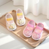 3岁2公主鞋 女宝宝1 子老北京碎花春秋 学步鞋 儿童手工千层底软布鞋