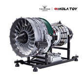 全金属Trent900飞机涡喷涡扇发动机模型diy拼装 玩具摆件生日礼物
