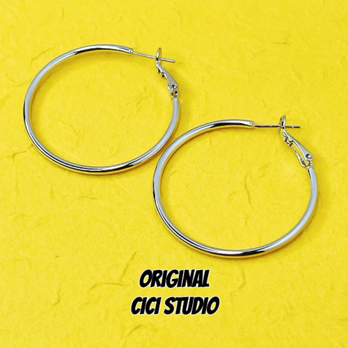 CICISTUDIO大圆圈耳环女ins极简气质夸张耳饰欧美潮流显脸瘦耳圈