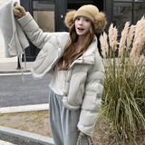 2025设计感针织帽流行羽绒服女B127A-8035-P325K488，女装羽绒服，浙宝127A