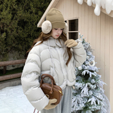 2025设计感针织帽流行羽绒服女B127A-8035-P325K488，女装羽绒服，浙宝127A