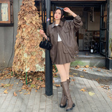 设计感钉珠PU皮衣短外套女2025春秋季新款韩版显瘦机车服夹克上衣，女装皮衣，浙宝127A