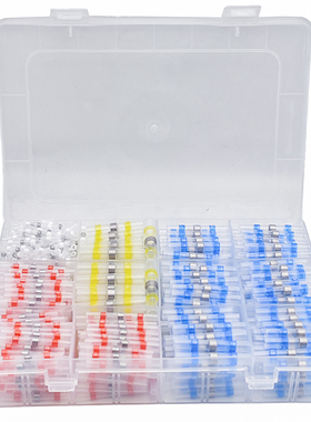 600个SST免压焊锡环防水接线端子热缩管电线快速接头接线神器套管