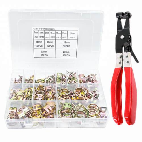 65锰钢彩锌日式弹簧卡箍组合套装