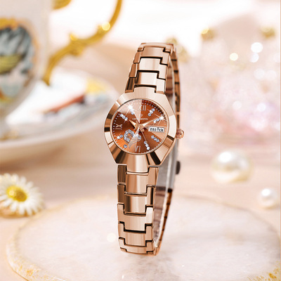 Women's Quartz Watch with Day & Date, Holiday Gift