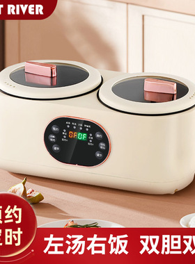 源头工厂双胆电饭煲全自动多功能电饭锅鸳鸯电热火锅智能预约保温