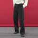 TRHOMME 宽松显瘦休闲裤 2025秋冬老钱风高级质感斜纹直筒男士 西裤