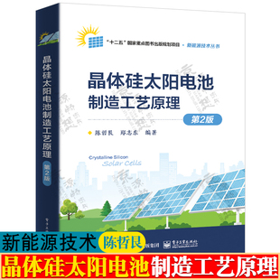 硅片多线切割测试 晶体硅太阳电池制造工艺原理 陈哲艮 太阳能用多晶硅太阳电池用硅晶体生产工艺 晶体硅太阳电池制造工艺技术书籍